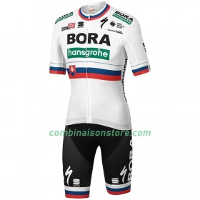 Combinaison Cycliste + Cuissard à Bretelles 2020 BORA-hansgrohe Championnats de Slovaquie N001